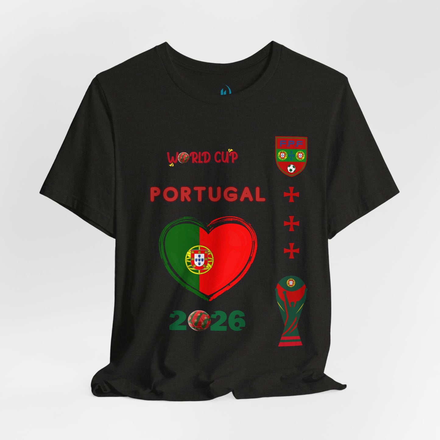 🇵🇹Portugal World Cup 2026 Heart Design Unisex T-Shirt