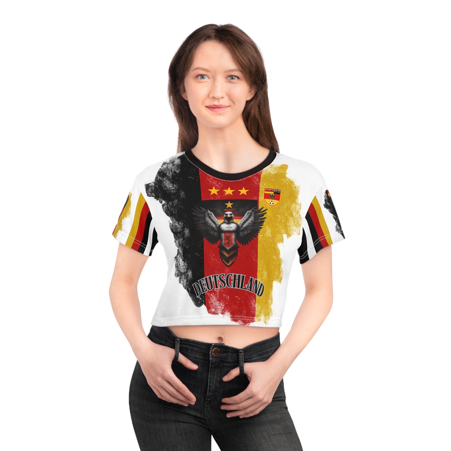 Ladies' Crop Tee – *"Reichsadler der Fussballnation"*