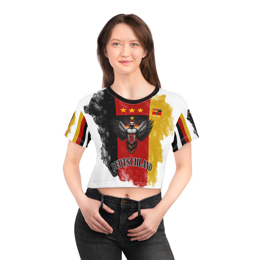 Ladies' Crop Tee – *"Reichsadler der Fussballnation"*