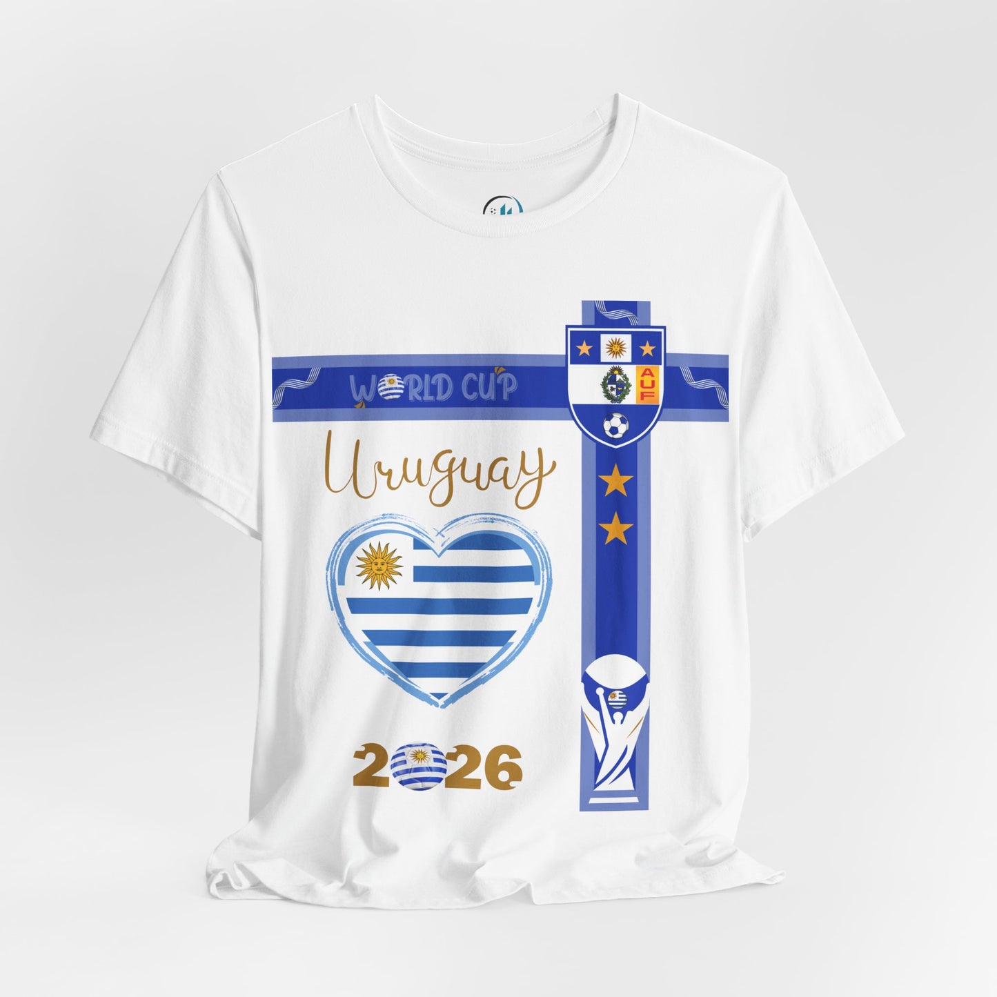 🇺🇾Uruguay World Cup 2026 Heart Design Unisex T-Shirt