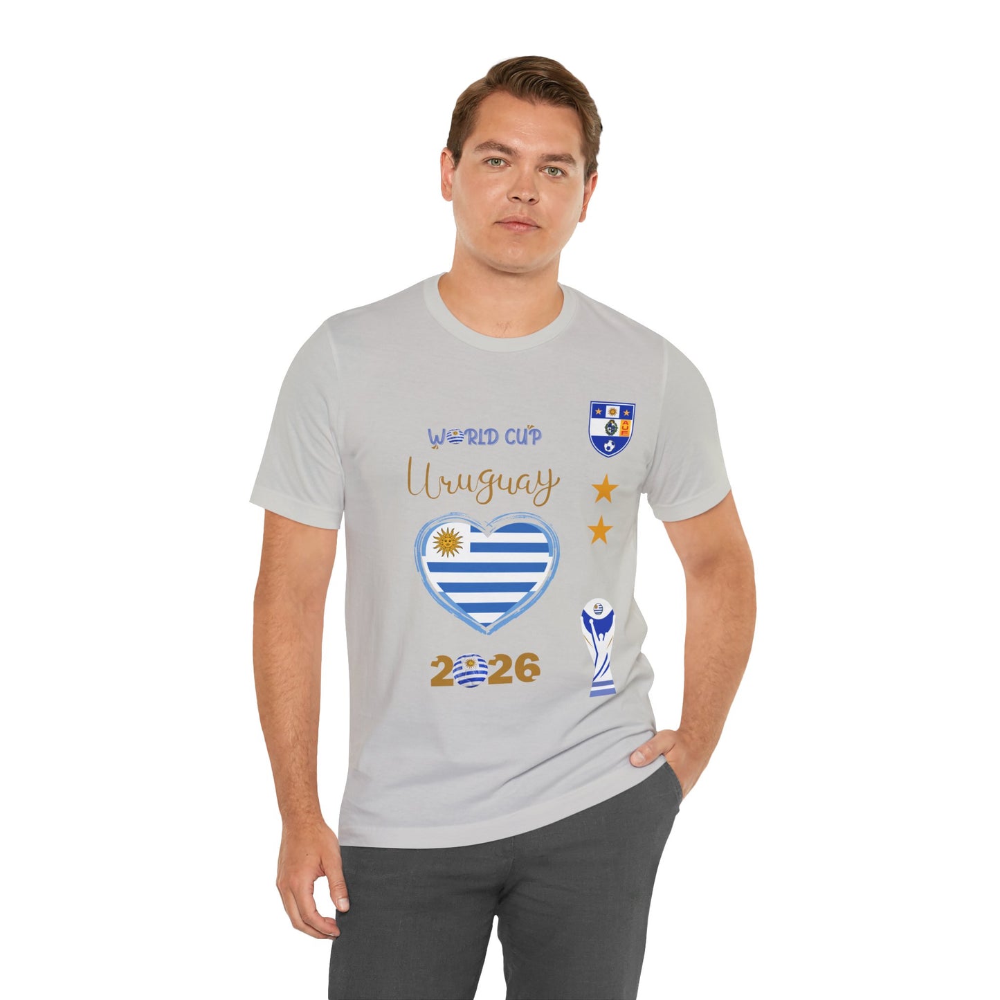 🇺🇾Uruguay World Cup 2026 Heart Design Unisex T-Shirt