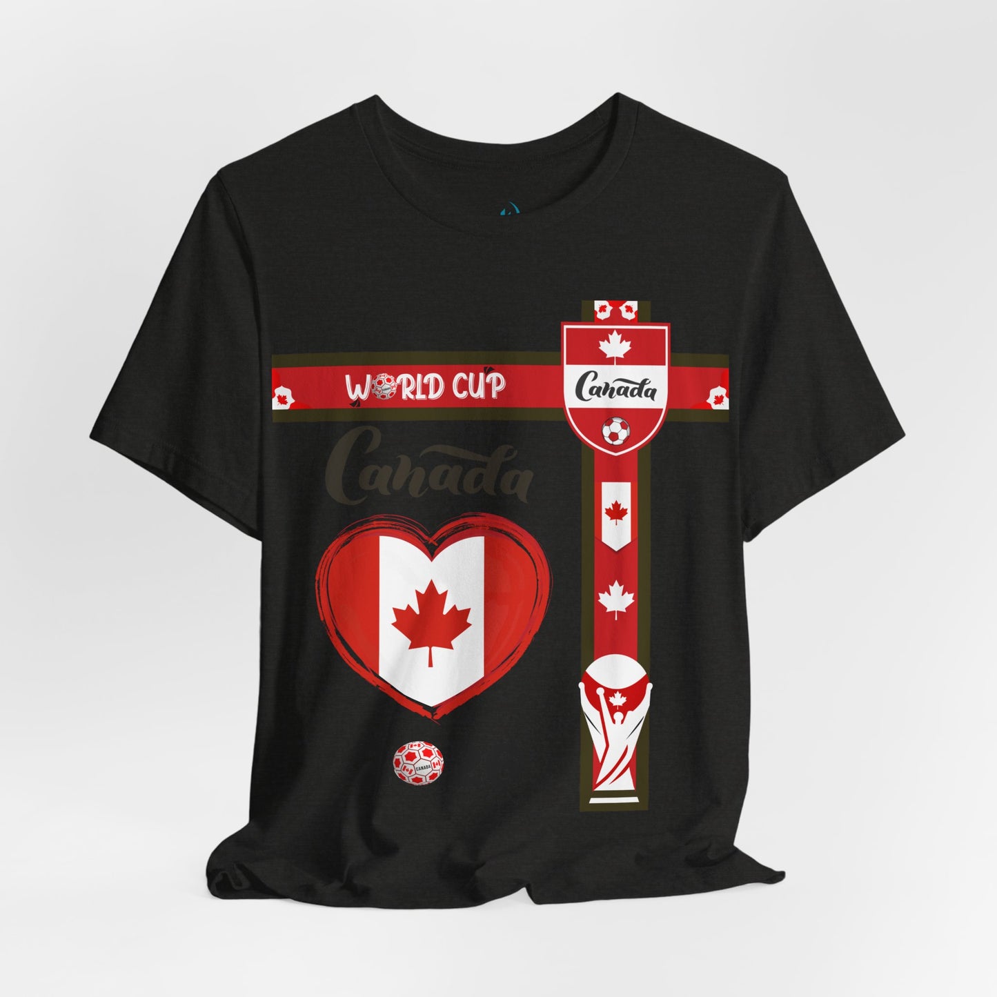 🇨🇦Canada World Cup 2026 Heart Design Unisex T-Shirt