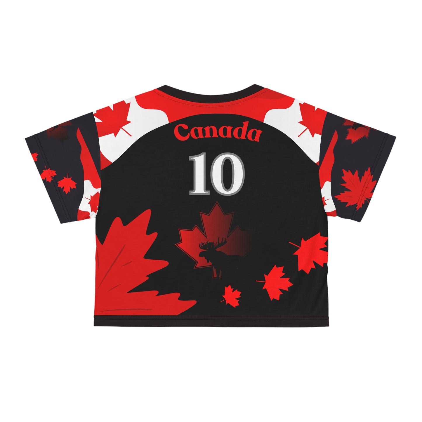 🇨🇦Ladies' Crop Tee – *"The True North"*