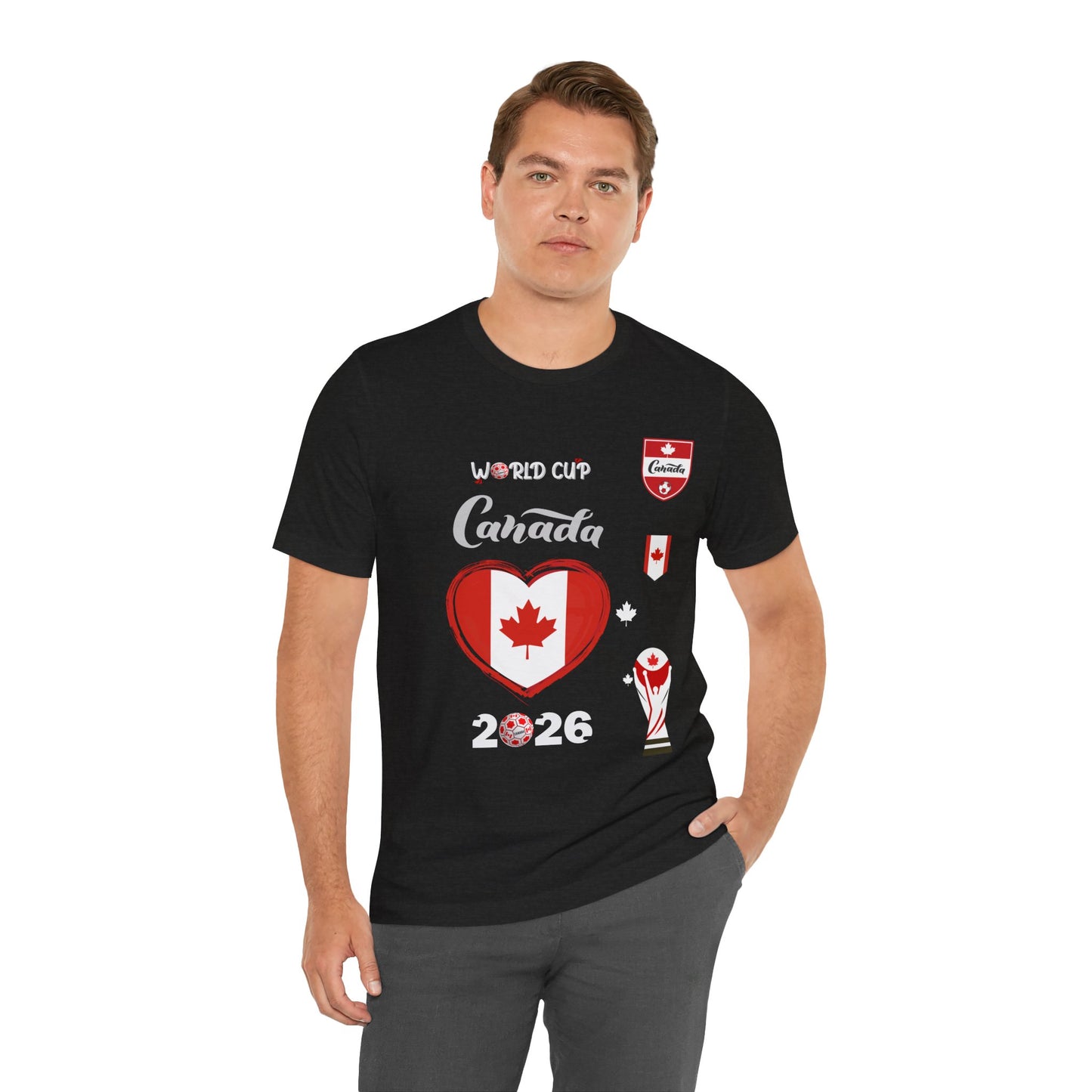 🇨🇦Canada World Cup 2026 Heart Design Unisex T-Shirt
