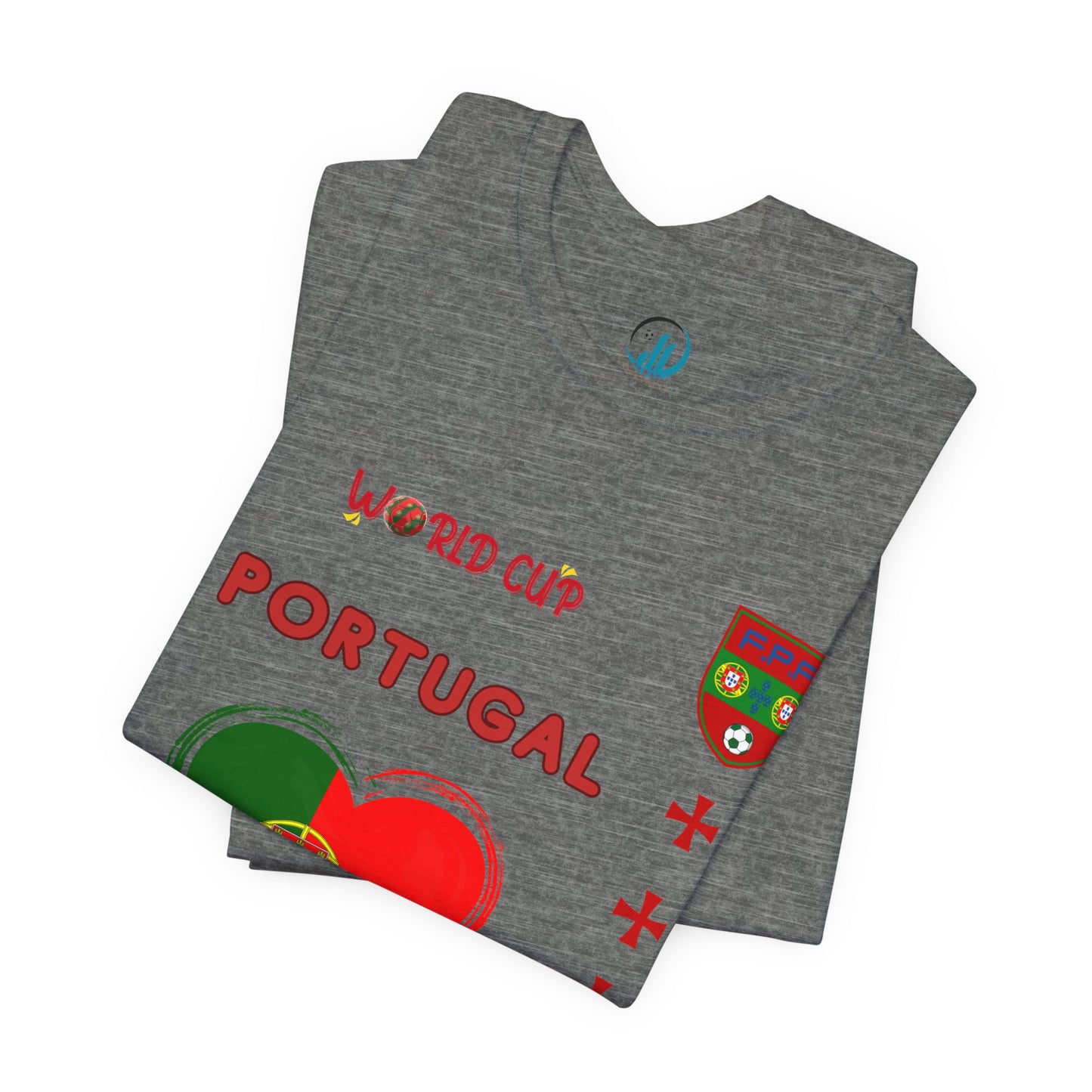🇵🇹Portugal World Cup 2026 Heart Design Unisex T-Shirt