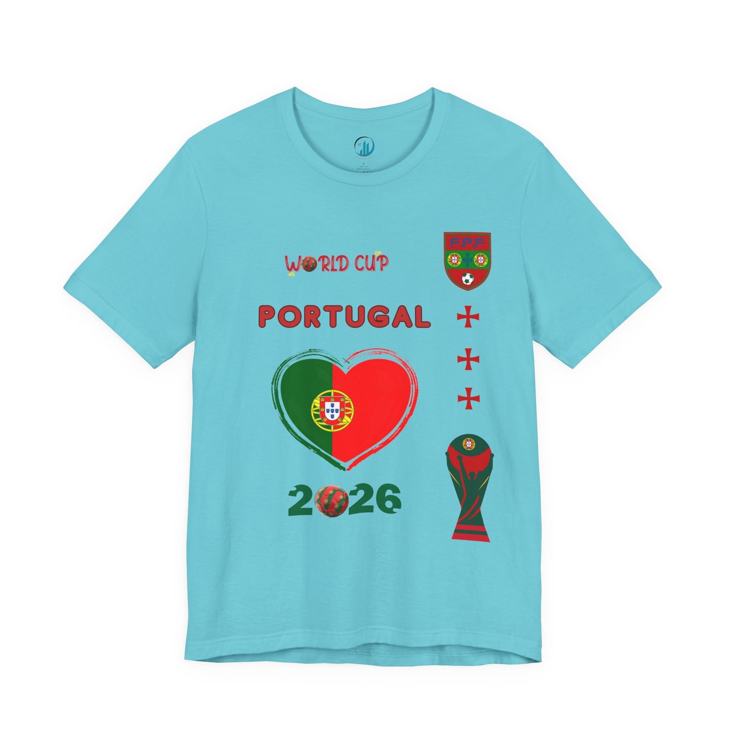 🇵🇹Portugal World Cup 2026 Heart Design Unisex T-Shirt