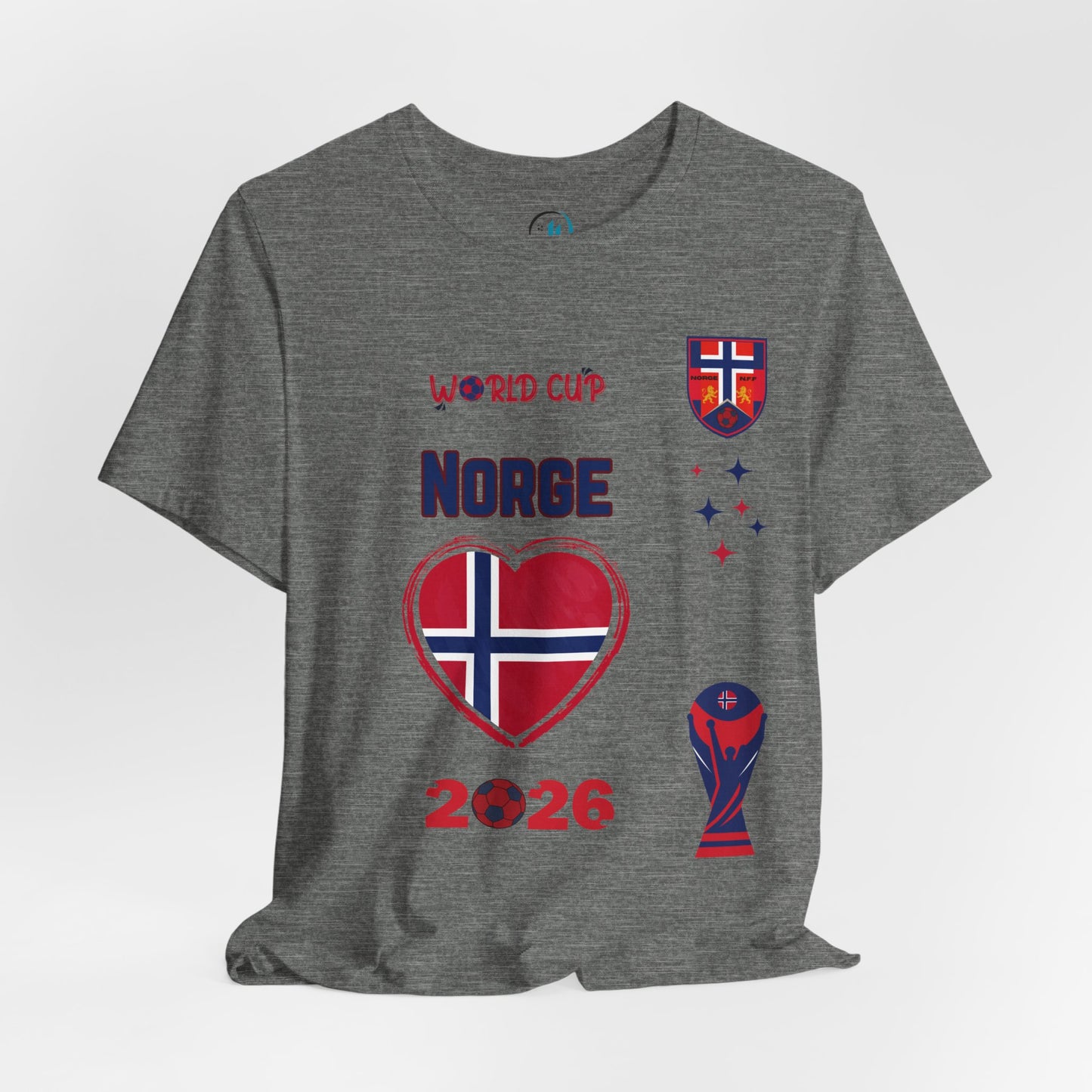 🇳🇴Norway (Norge) World Cup 2026 Heart Design Unisex T-Shirt