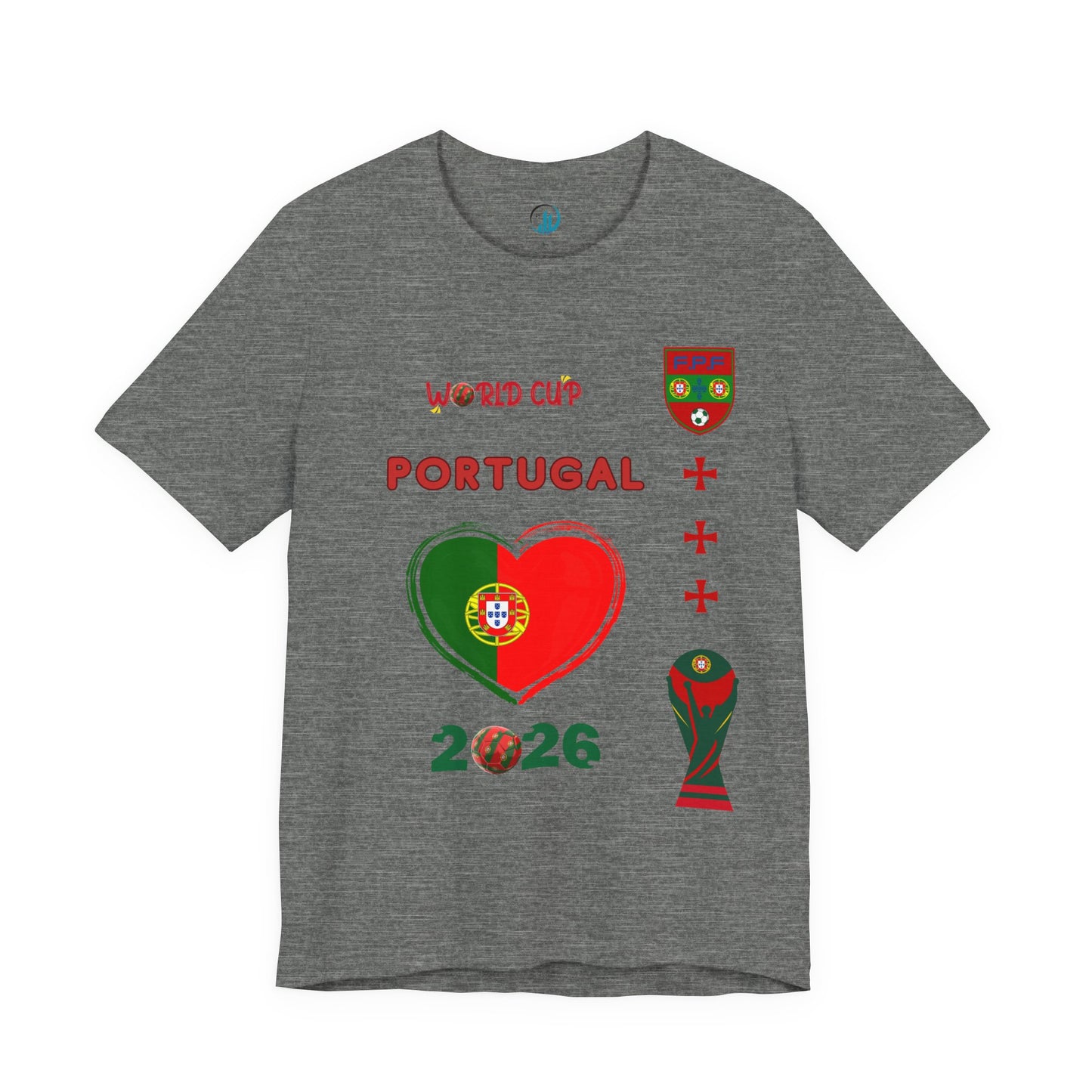 🇵🇹Portugal World Cup 2026 Heart Design Unisex T-Shirt