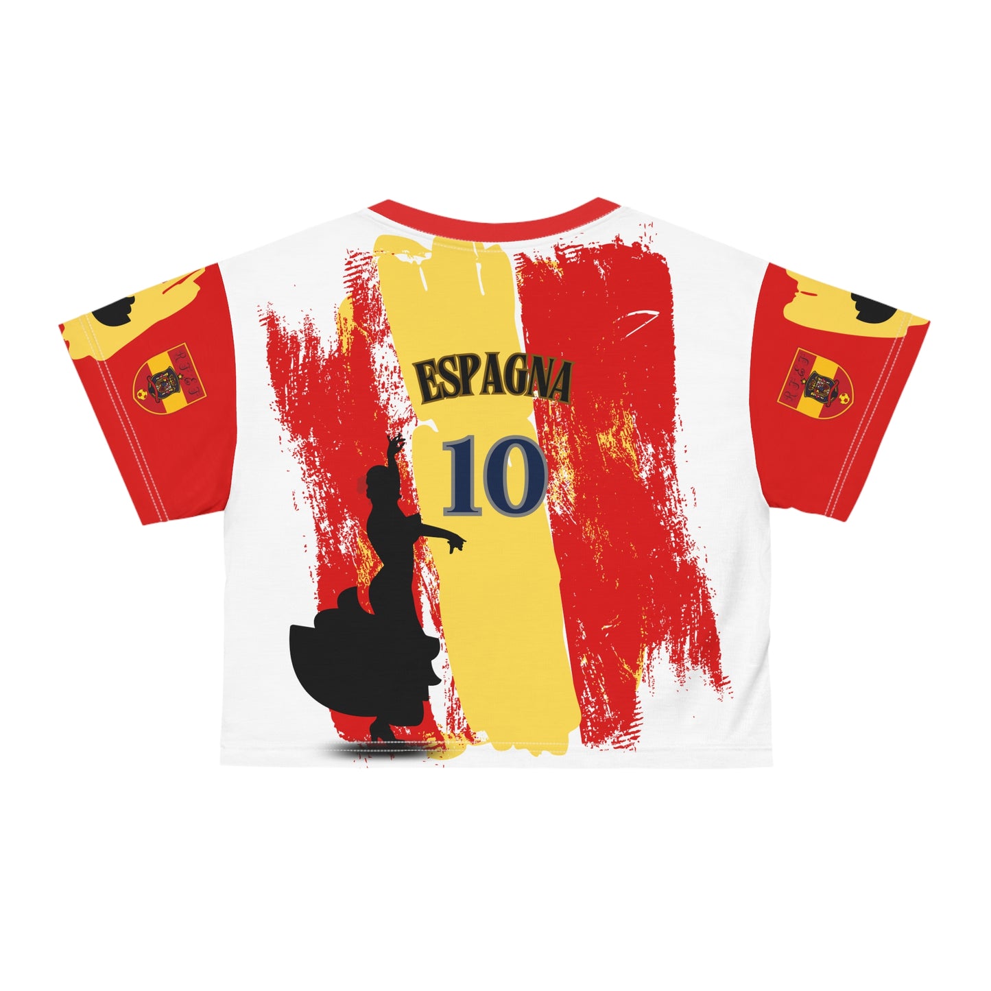 🇪🇸Ladies' Crop Tee – *"Flamenco; Furia"*