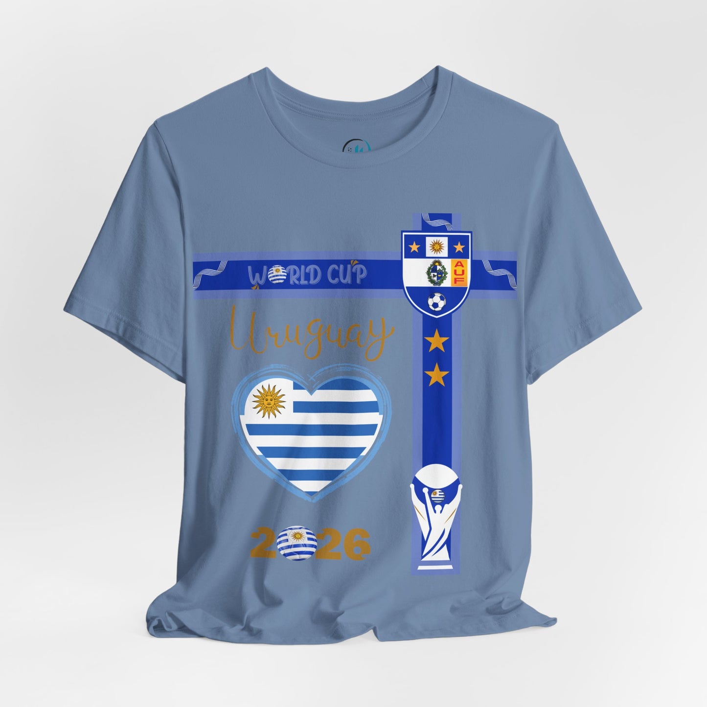 🇺🇾Uruguay World Cup 2026 Heart Design Unisex T-Shirt